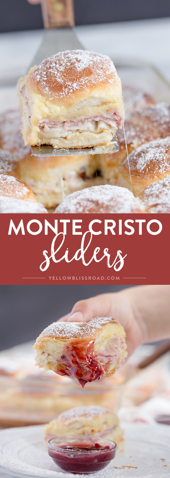 Monte Cristo Sliders are the classic sandwich, in 