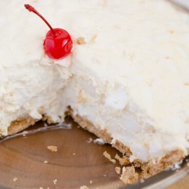 Close up of pineapple cake