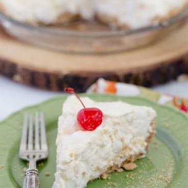 A close up of a piece of cake on a plate