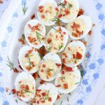 Deviled Eggs on a plate