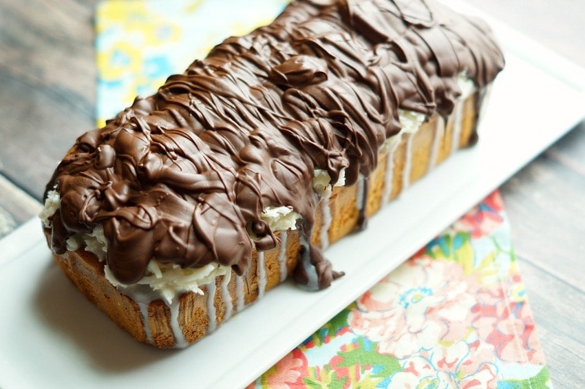 No Bake Almond Joy Pound Cake Yellow Bliss Road