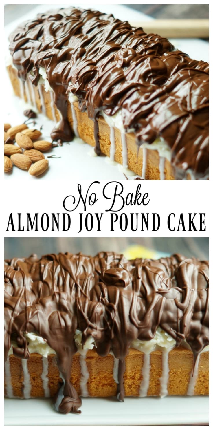 Easy and Delicious No Bake Almond Joy Pound Cake