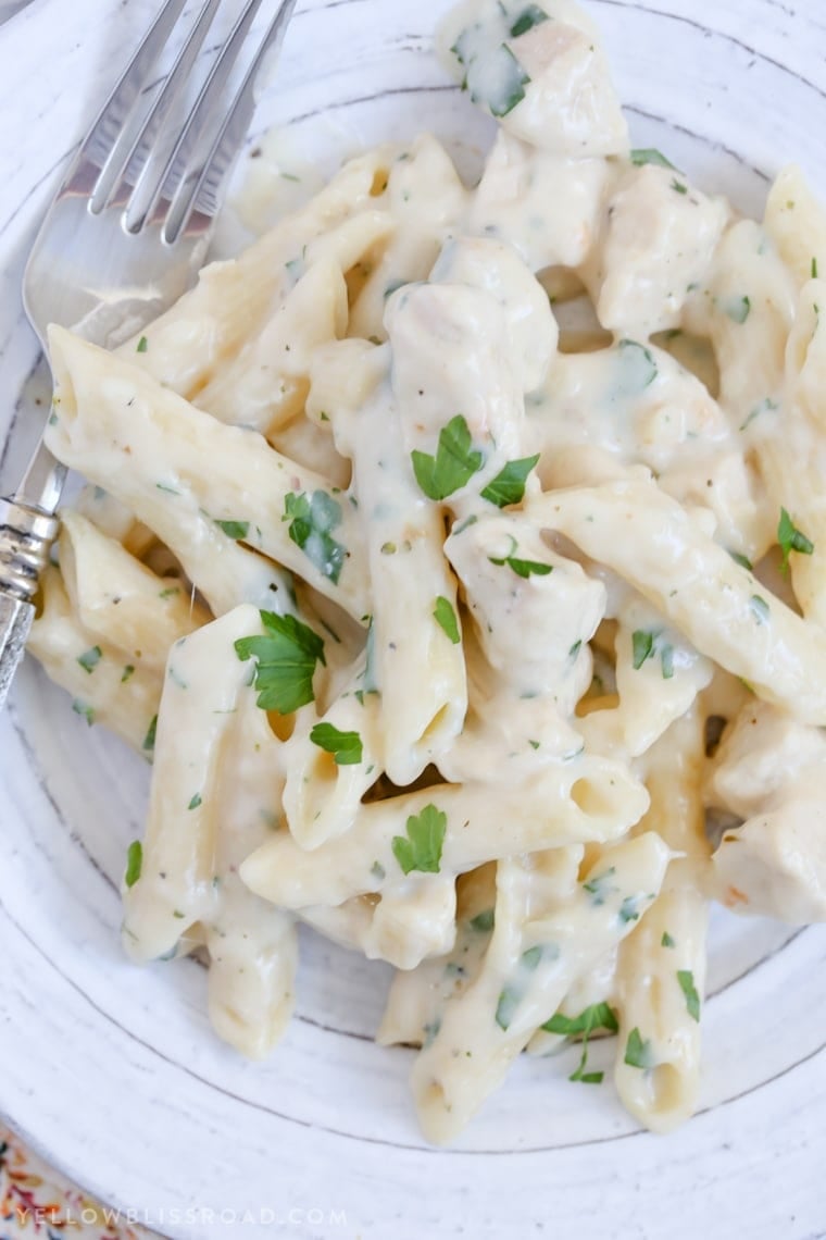 Creamy Garlic Penne Pasta with Chicken | Easy Weeknight Meal