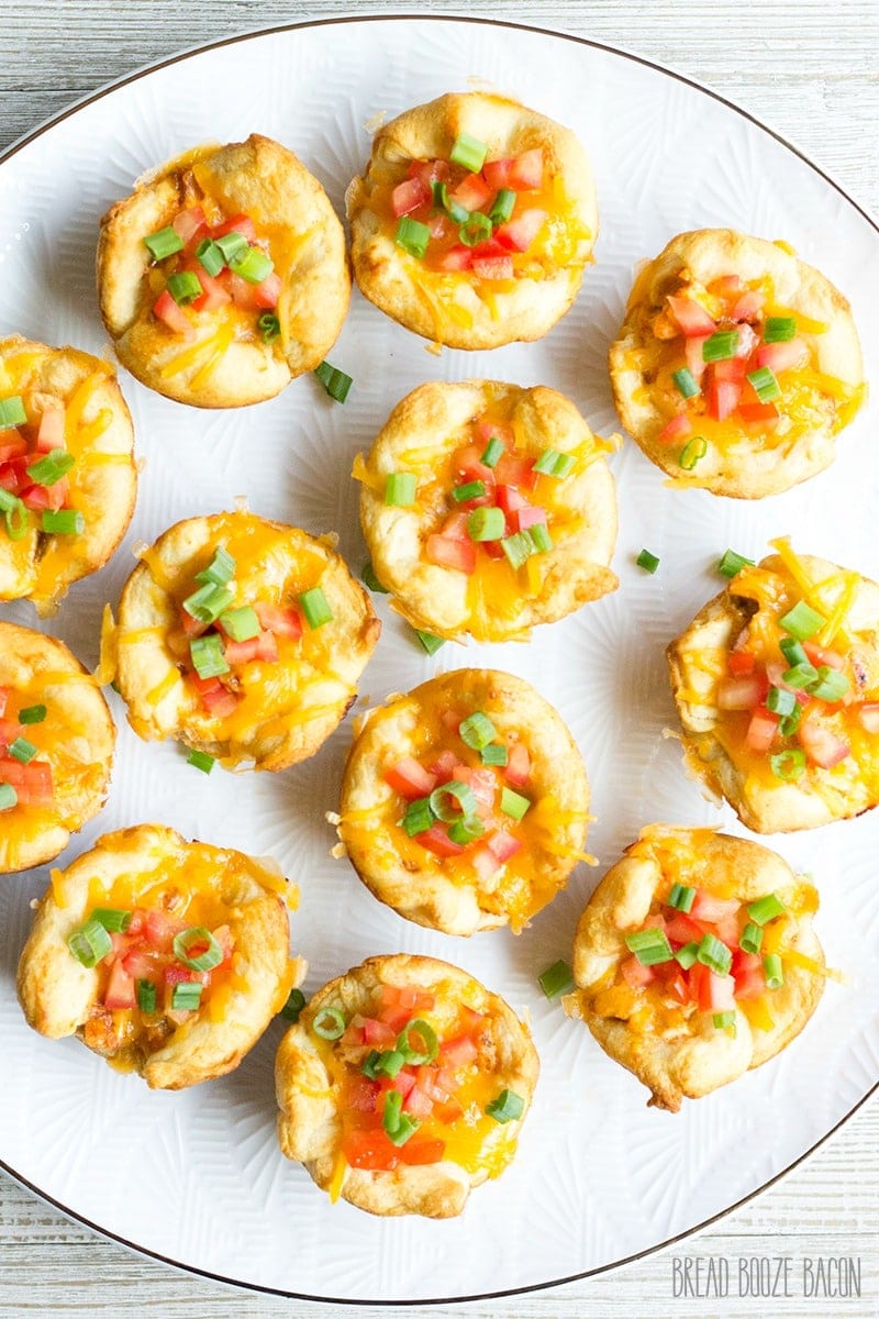 Taco Cups are an easy to make appetizer perfect for all your parties! Customize them with your favorite flavors for a bite you can't resist!