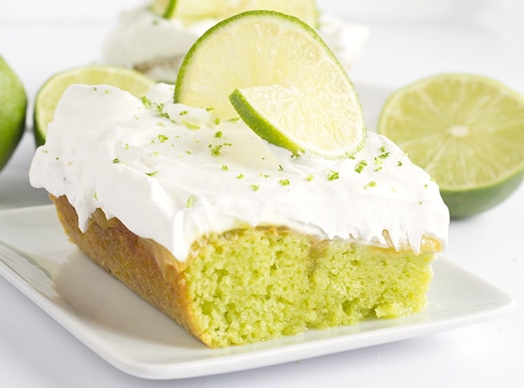 This lemon lime poke cake is packed full of flavor and a super simple dessert to make.