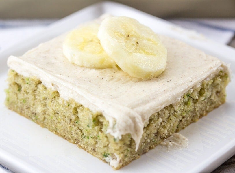 A close up of a slice of cake on a plate