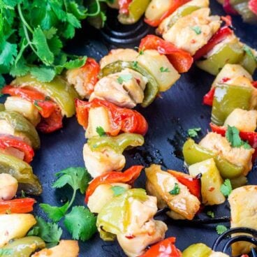 Hawaiian Chicken Kebabs