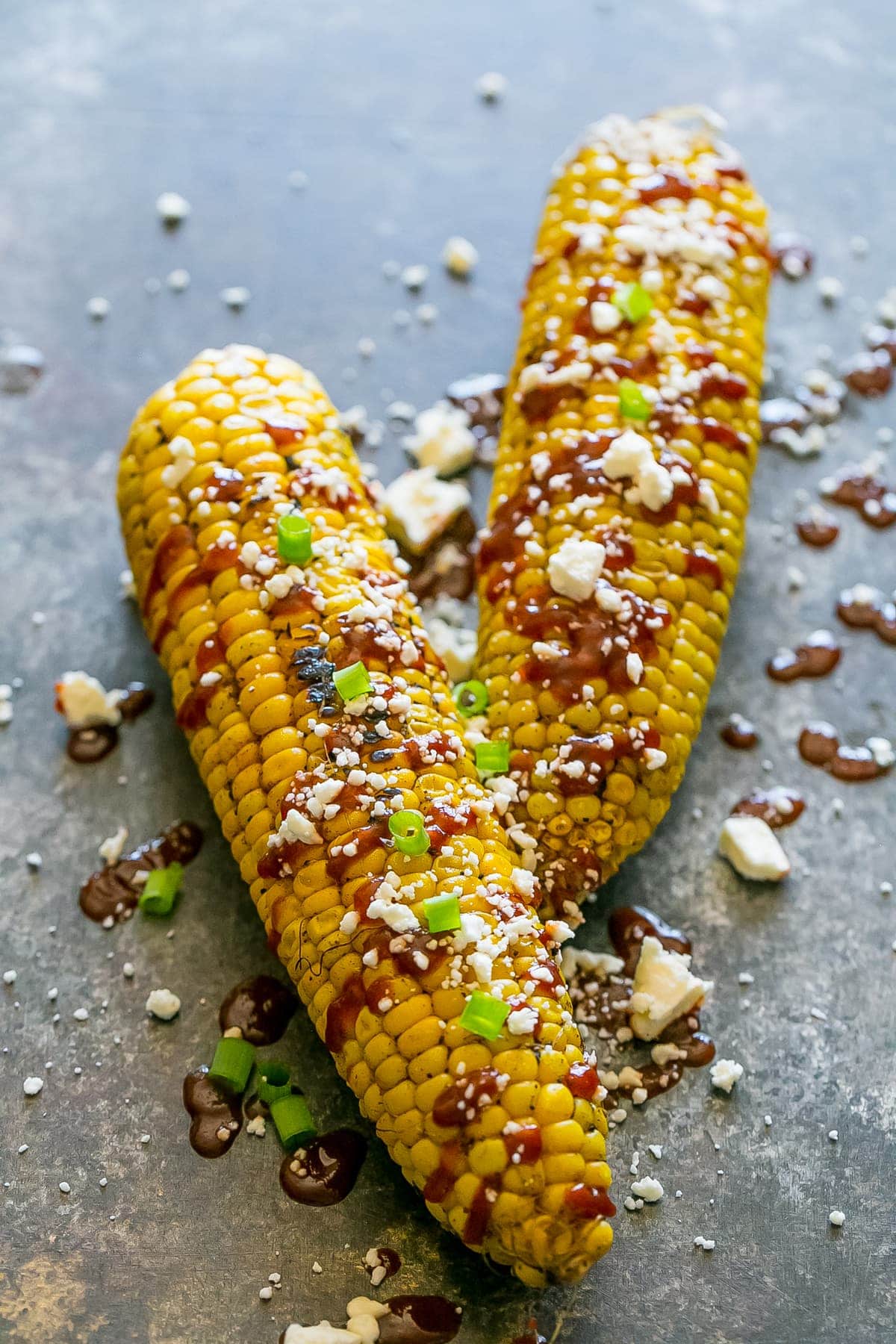 Close up of corn on the cob