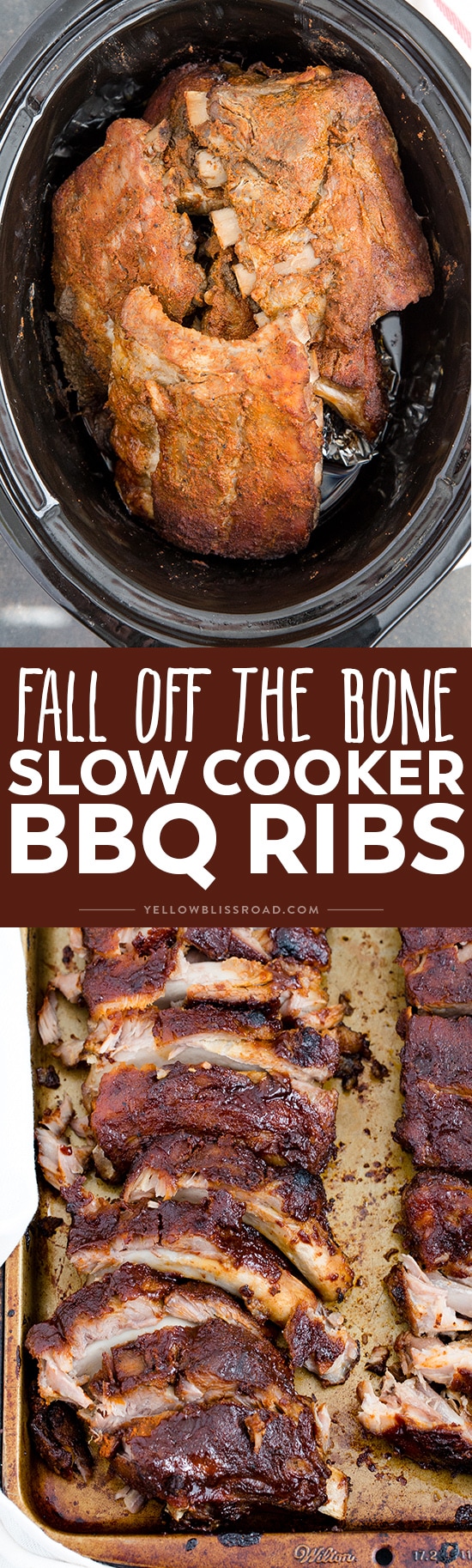Slow Cooker Barbecue Baby Baby Back Ribs (Fall off the Bone Tender)