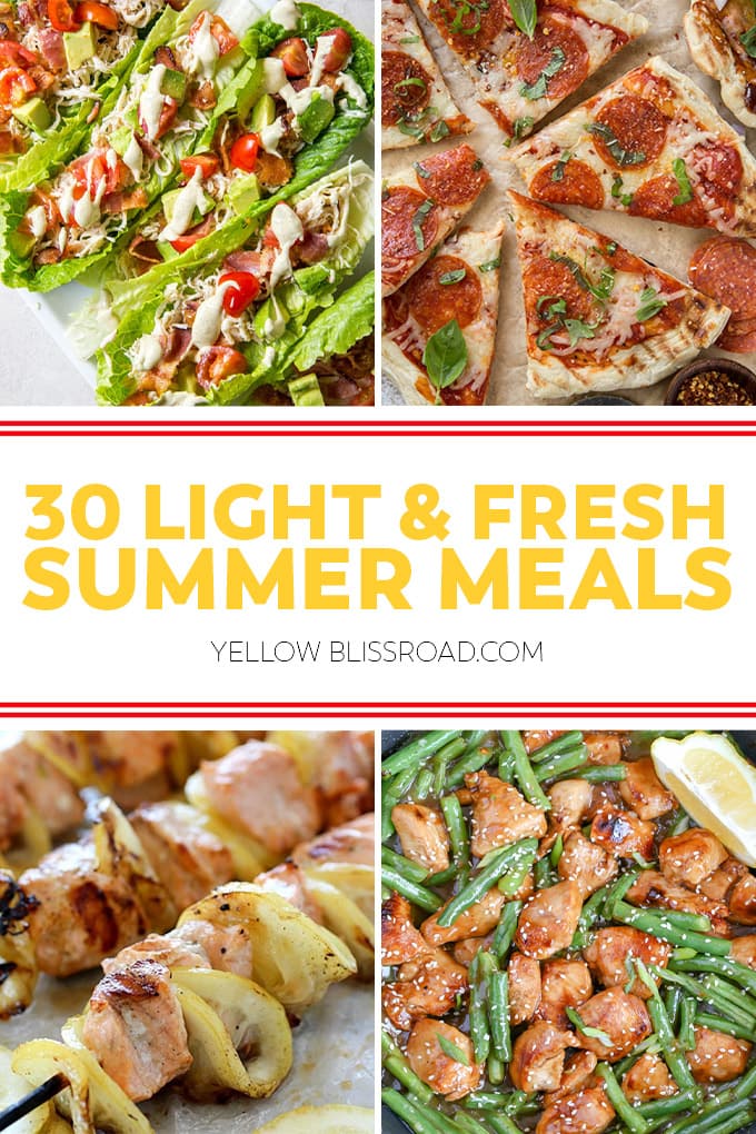 30 Light Summer Meals Perfect for Al Fresco Dining