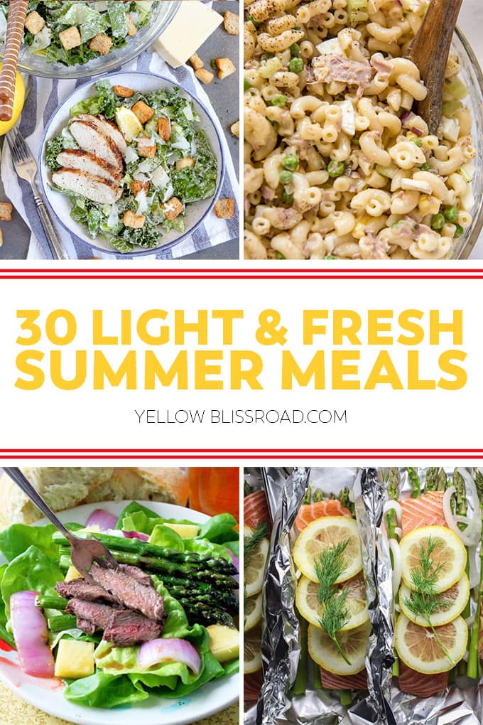 30 Light Summer Meals Perfect for Al Fresco Dining