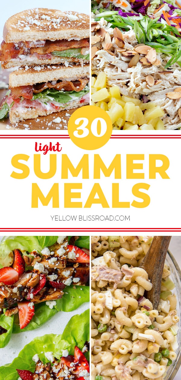 30 Light Summer Meals Perfect for Al Fresco Dining