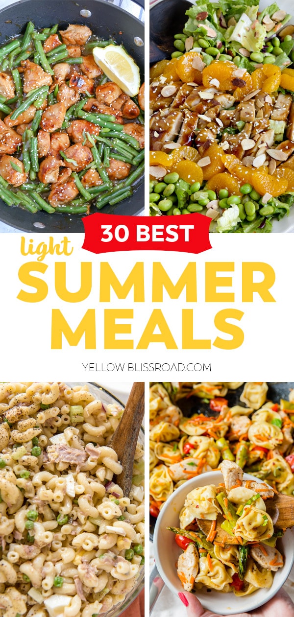 30 Light Summer Meals Perfect for Al Fresco Dining