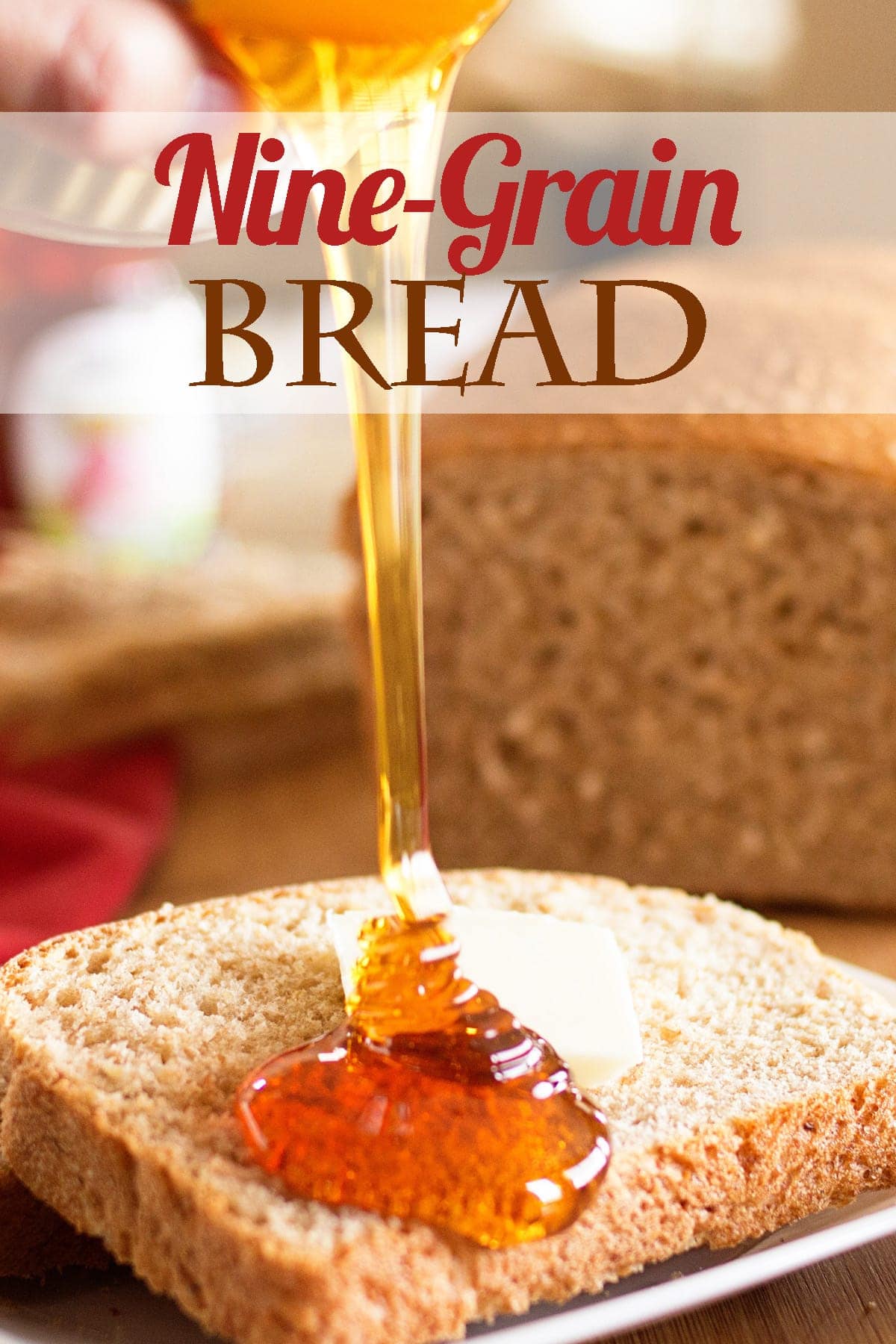 Social media image of bread with honey