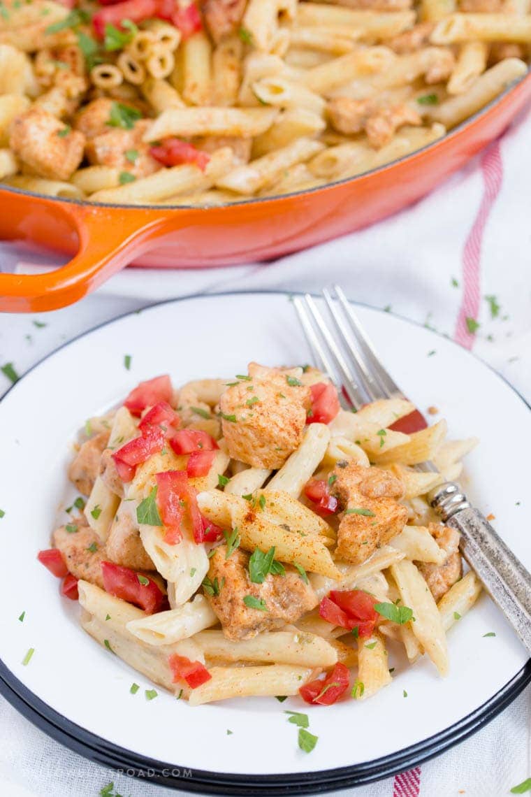 Creamy Cajun Chicken Pasta with Homemade Cajun Seasoning