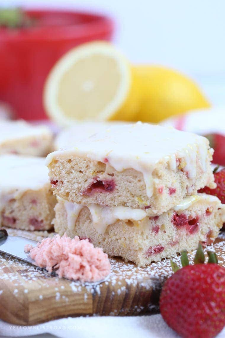Strawberry Lemon Bars