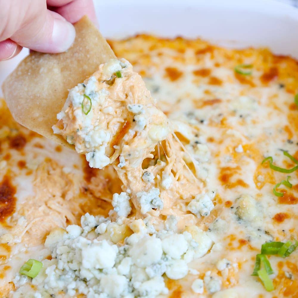 Cheesy Buffalo Chicken Dip Game Day Party Food