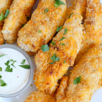 A plate of breaded Chicken Tenders