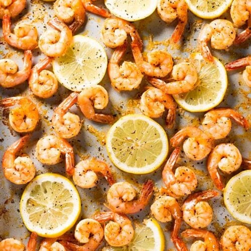Spicy Garlic Shrimp Recipe | YellowBlissRoad.com