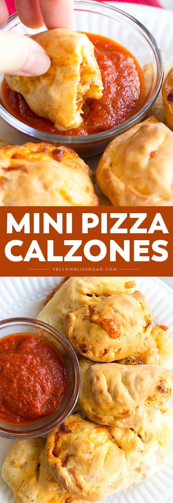 These Mini Sausage and Pepperoni Calzones are the best finger food! They're great for parties, or pack them in your lunch!