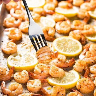 Sheet Pan Lemon Pepper Shrimp