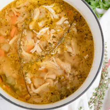 Homemade Chicken Soup Recipe | YellowBlissRoad.com