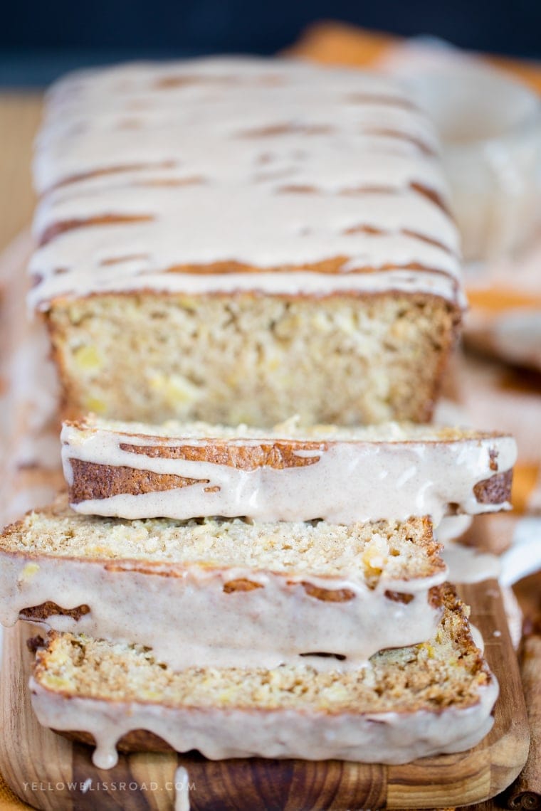 A close up of bread with glaze on top