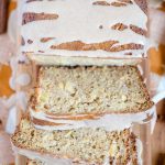 A close up of bread with glaze on top