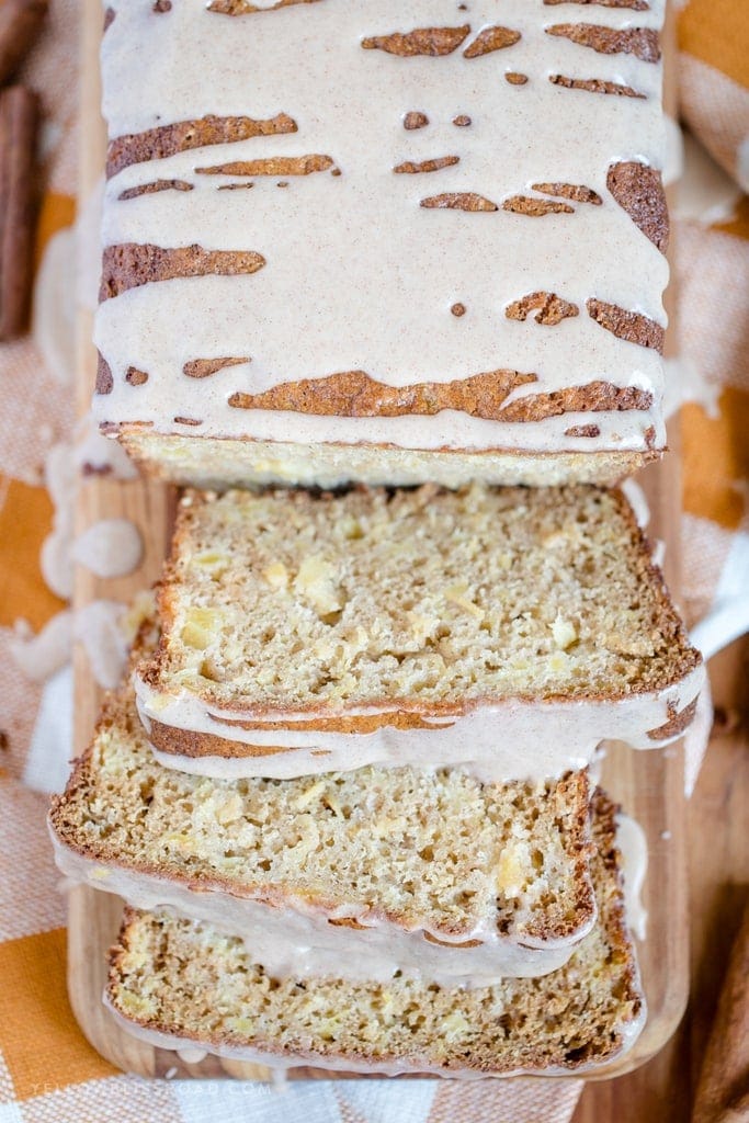 A loaf of Cinnamon Pineapple Bread