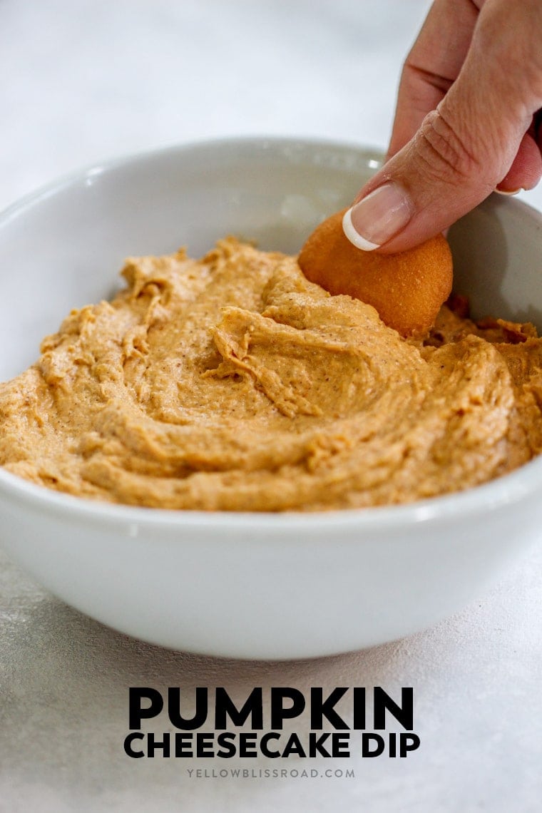 Pumpkin Cheesecake Dip Healthy No Bake Fall Dessert