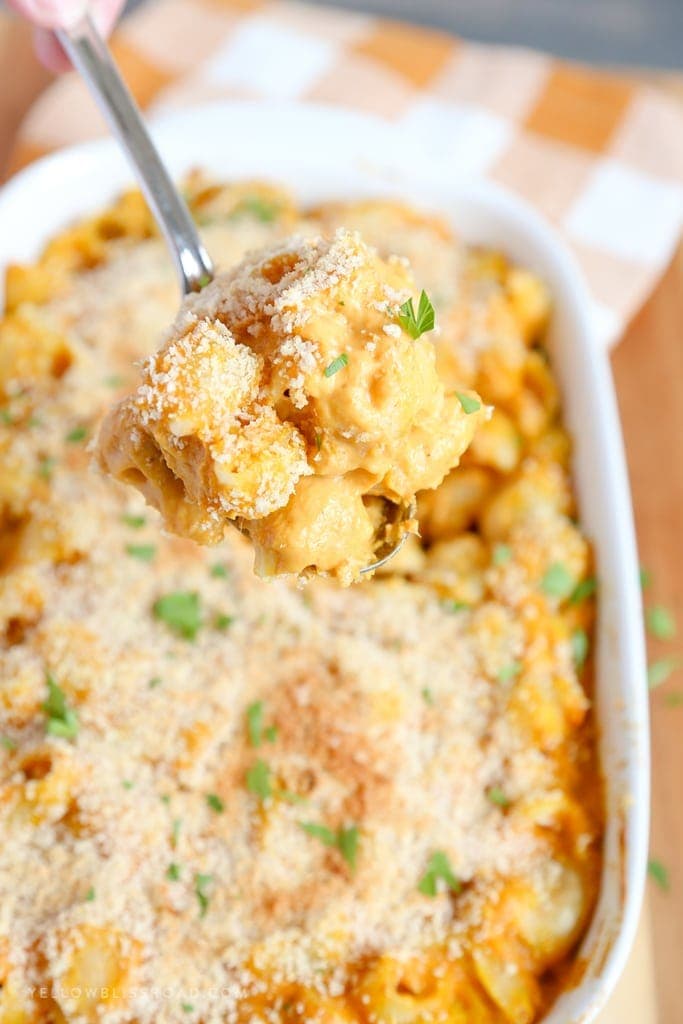Easy Healthy Pumpkin Mac and Cheese