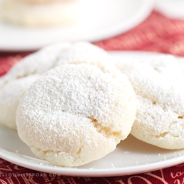 Easy Snowball Cookies Recipe (no nuts)