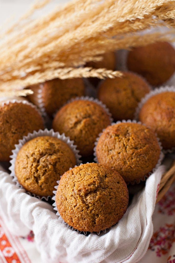 These Whole Wheat Pumpkin Muffins are a wholesome treat you can feel good about feeding your family!