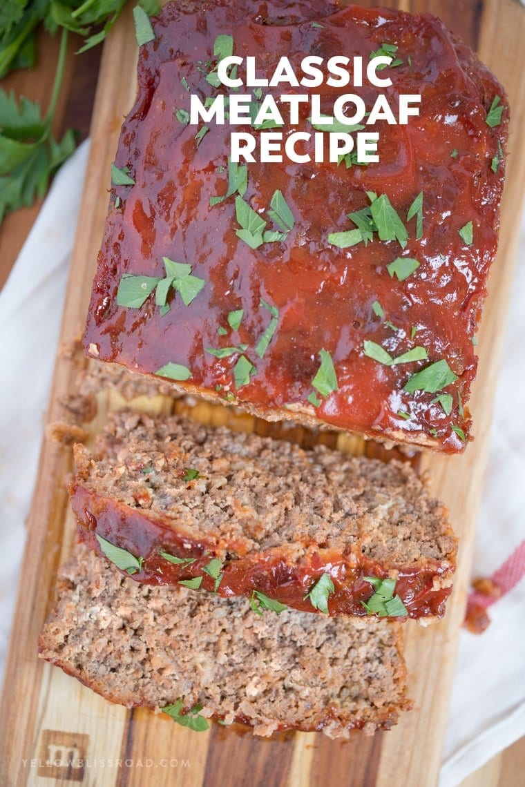 This classic meatloaf recipe is tender and juicy with a deliciously unique flavor. If you've ever wanted to know how to make meatloaf, start here!