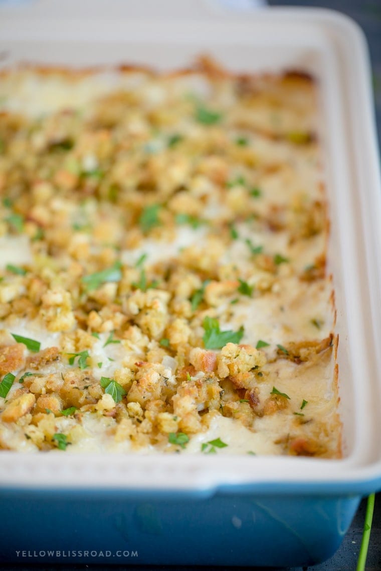 Easy Leftover Turkey Casserole with Stuffing Recipe