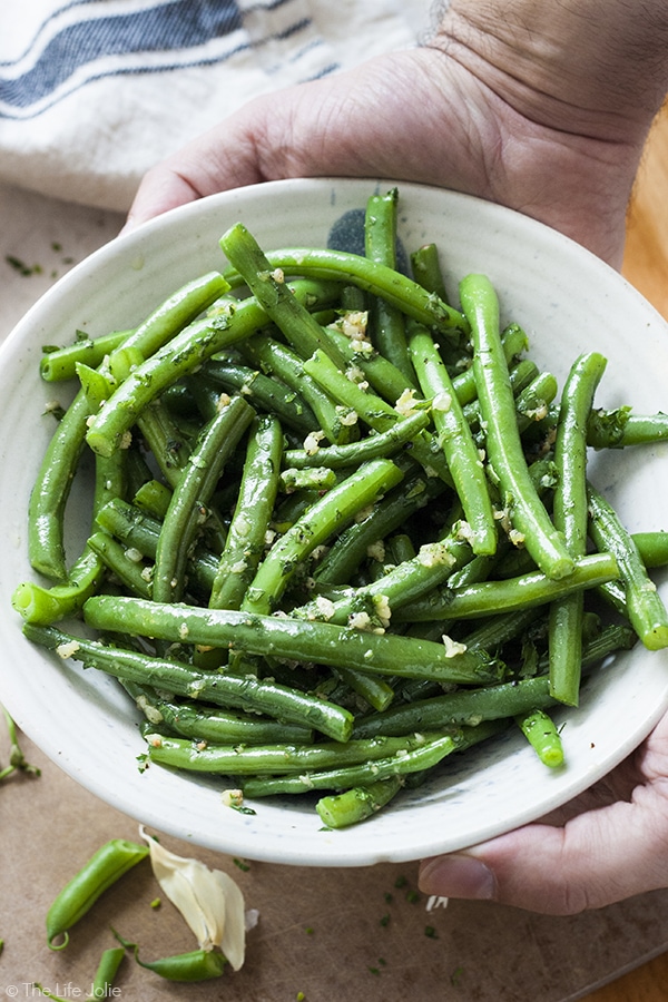 Nanou's Garlic Green Beans | The Life Jolie