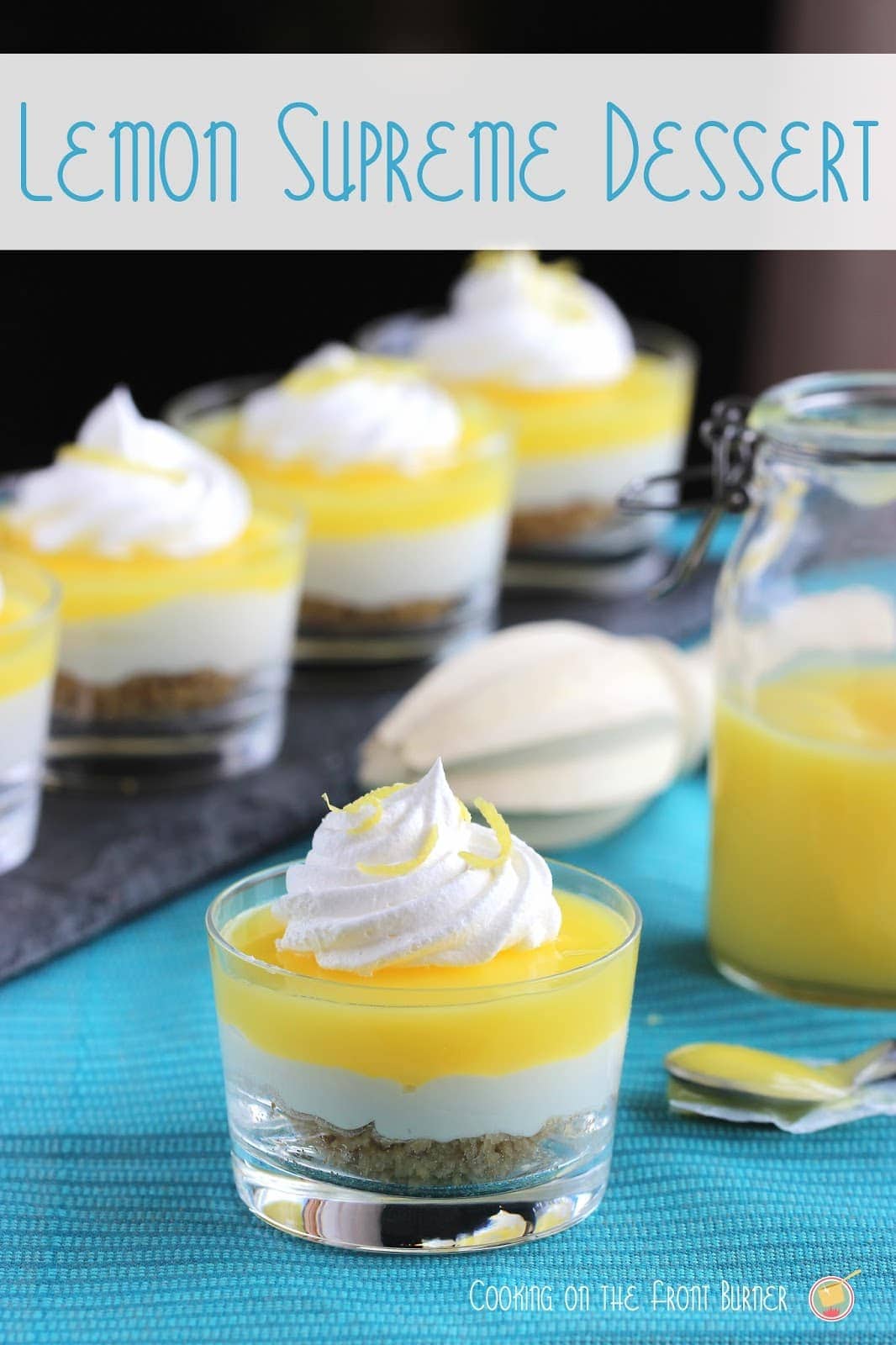 Lemon Supreme Dessert | Cooking on the Front Burner #lemondessert #lemonsupreme