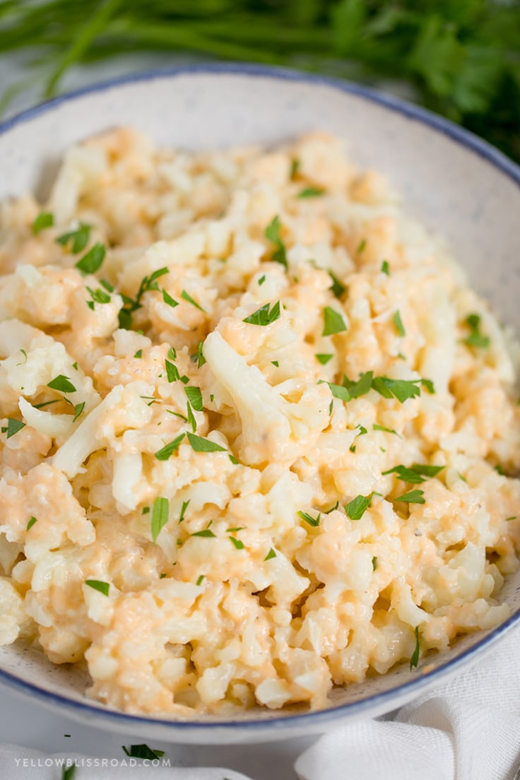 Easy One Pan Cauliflower “Mac” & Cheese Healthy, LowCarb Side Dish