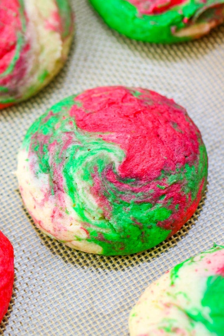 Christmas Cheesecake Cookies
