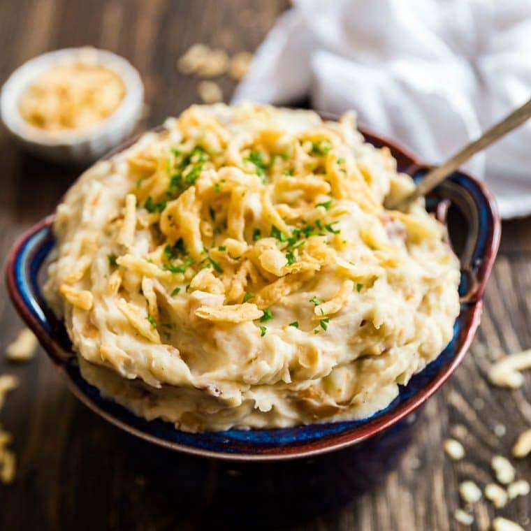 French Onion Mashed Potatoes