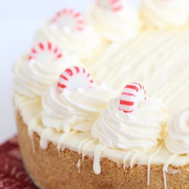 Peppermint cheesecake