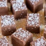 A close up of chocolate fudge