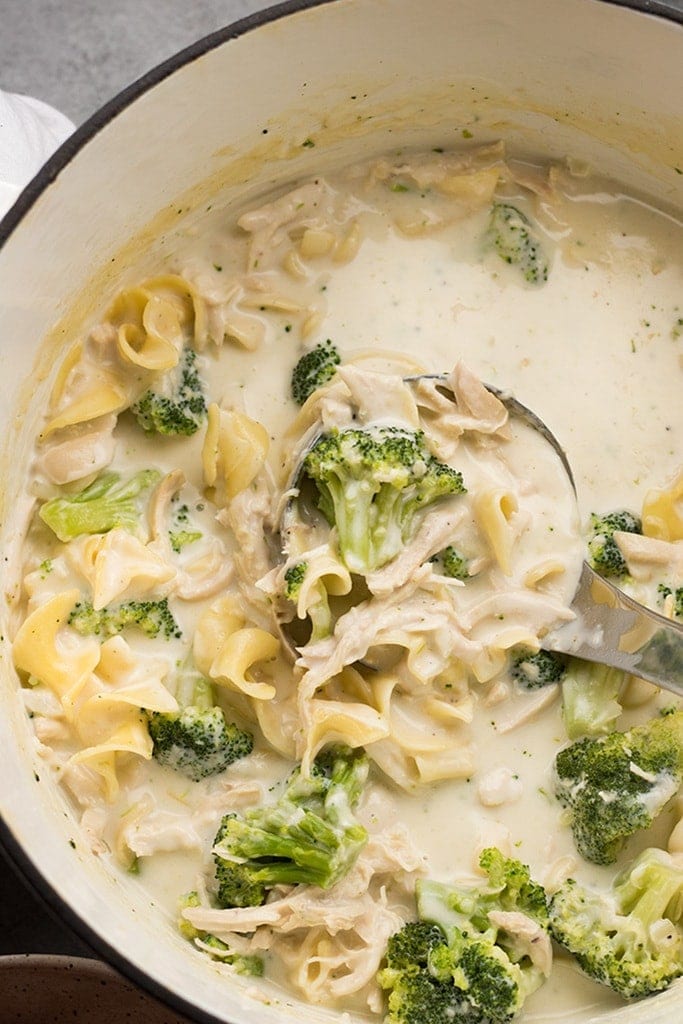 Chicken Broccoli Alfredo Soup | Chicken Alfredo | Comfort Food