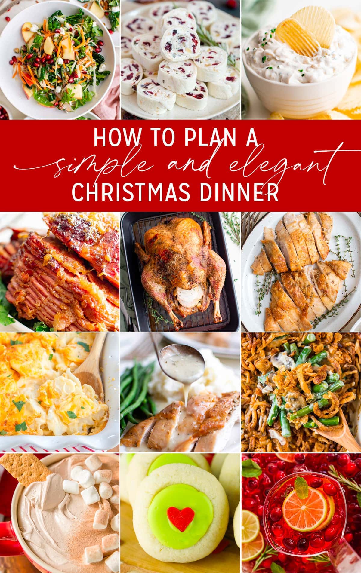 How to Plan a Simple & Elegant Christmas Dinner Menu