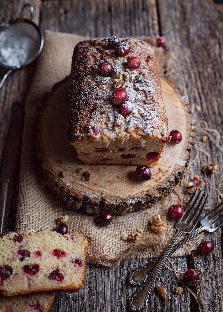 cranberry walnut quick bread