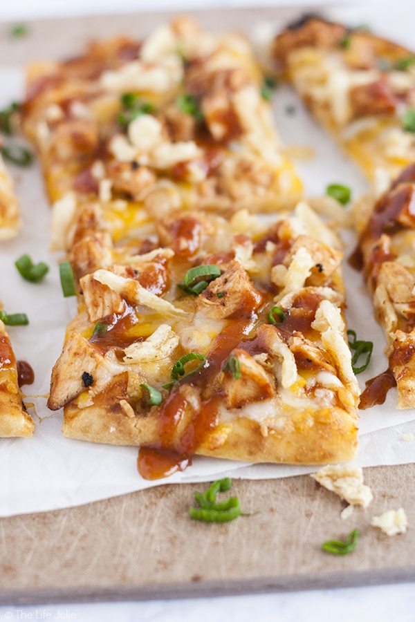 BBQ Chicken Flatbread | The Life Jolie