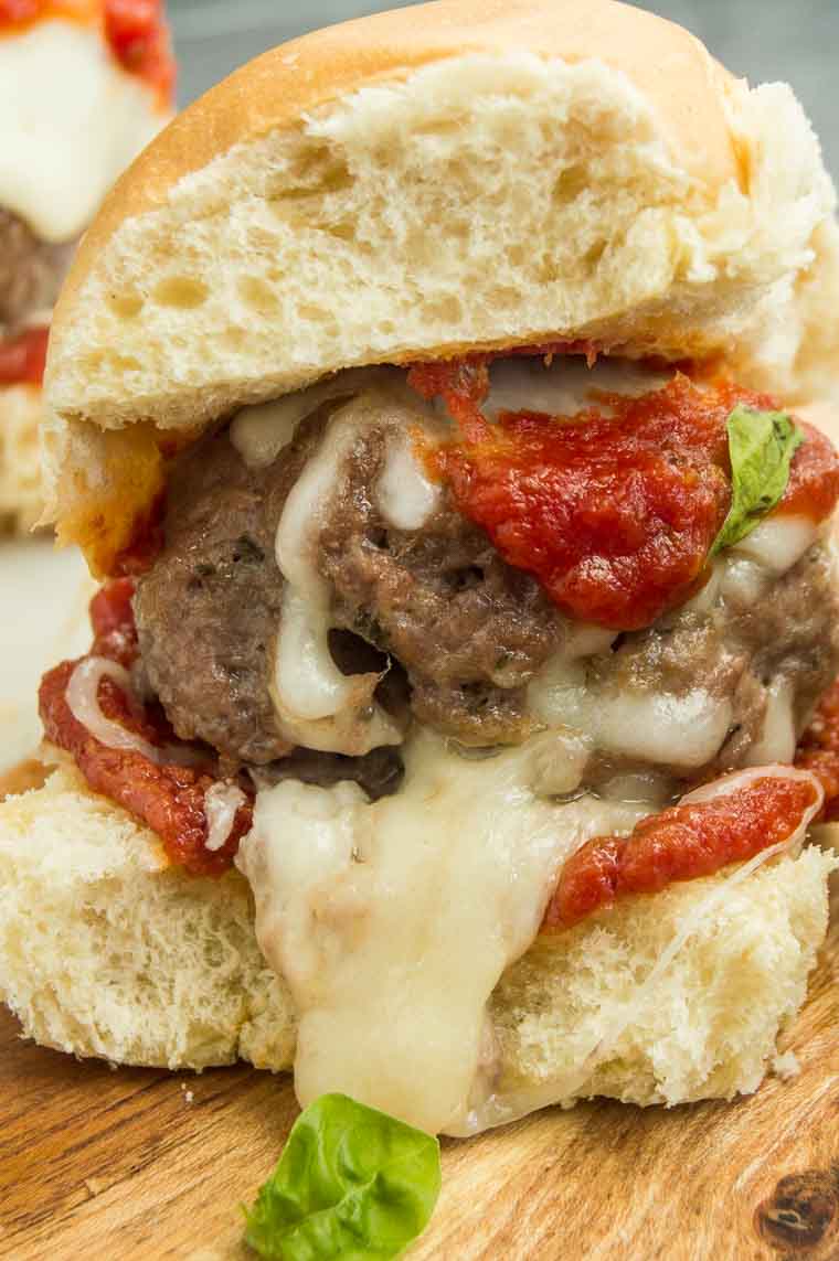 italian meatball sliders