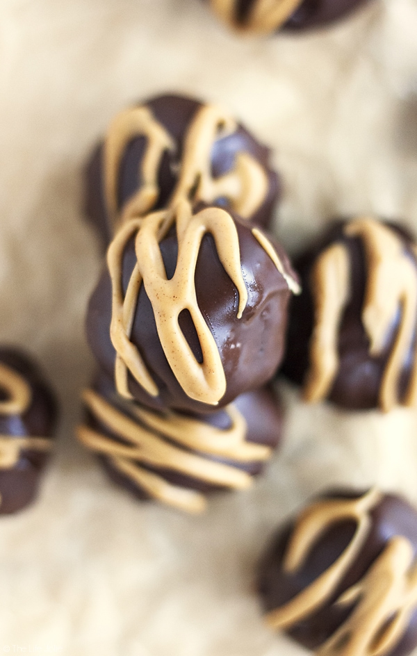 Peanut Butter Brownie Truffles from The Life Jolie