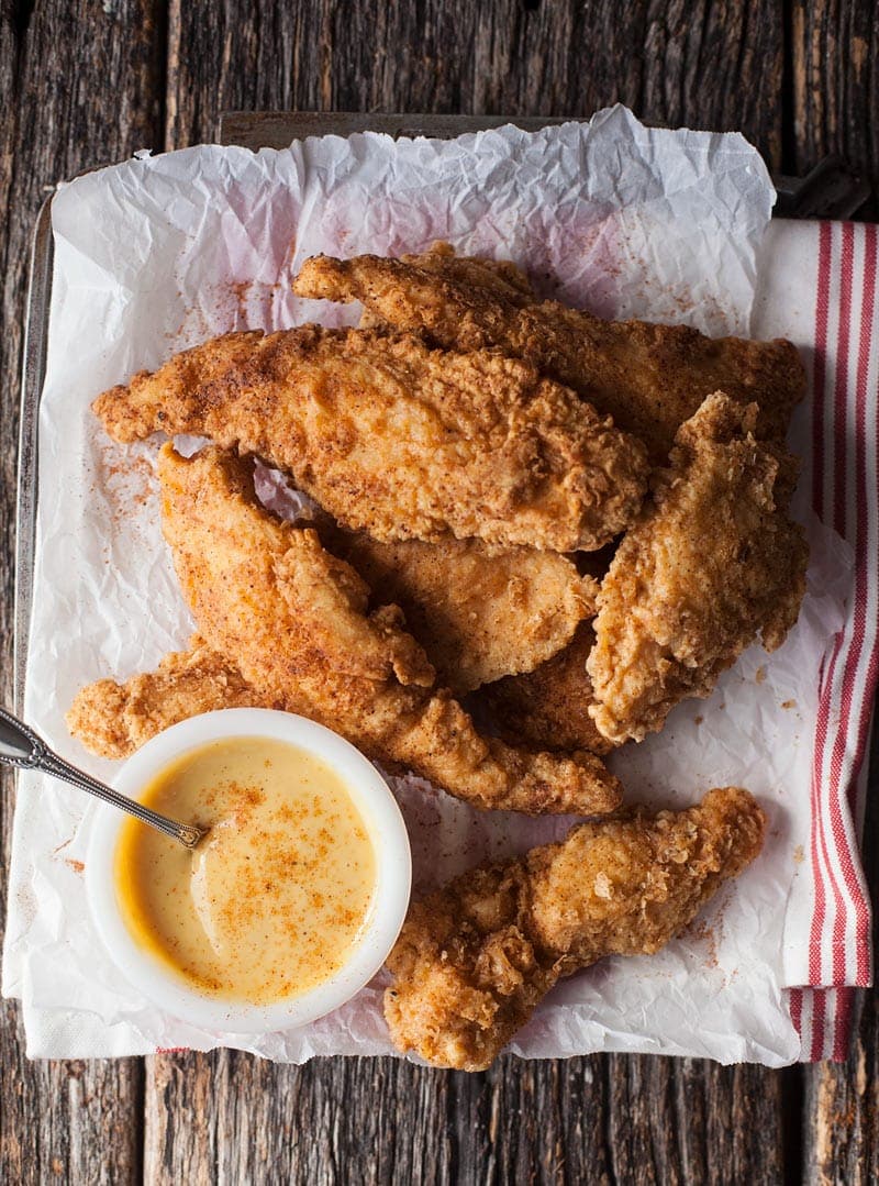 Crispy Fried Cajun Chicken Tenders