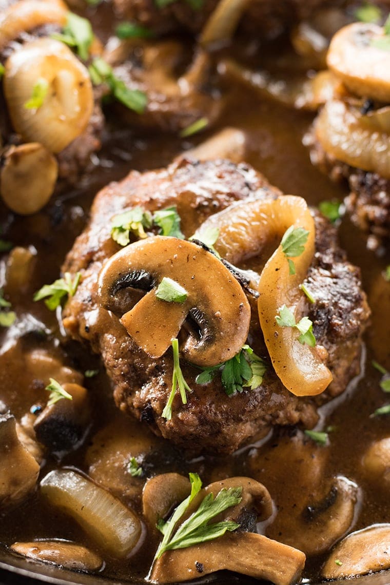 Chopped Steaks with Mushroom Gravy | Easy Weeknight Meal